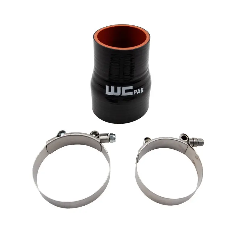 Wehrli 2.375In X 3In Id Straight Reducer 4.5In Long Silicone Boot And Clamp Kit 1