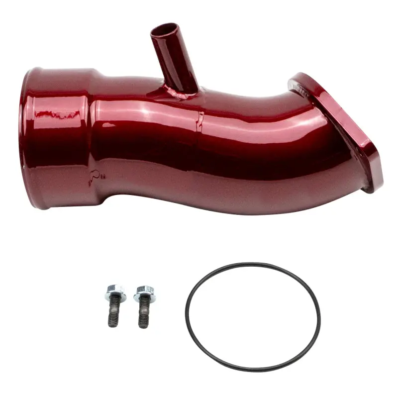 Wehrli 20-24 Chevrolet 6.6L L5p Duramax 3.5In Intake Horn W/Pcv Port - Wcfab Red 1