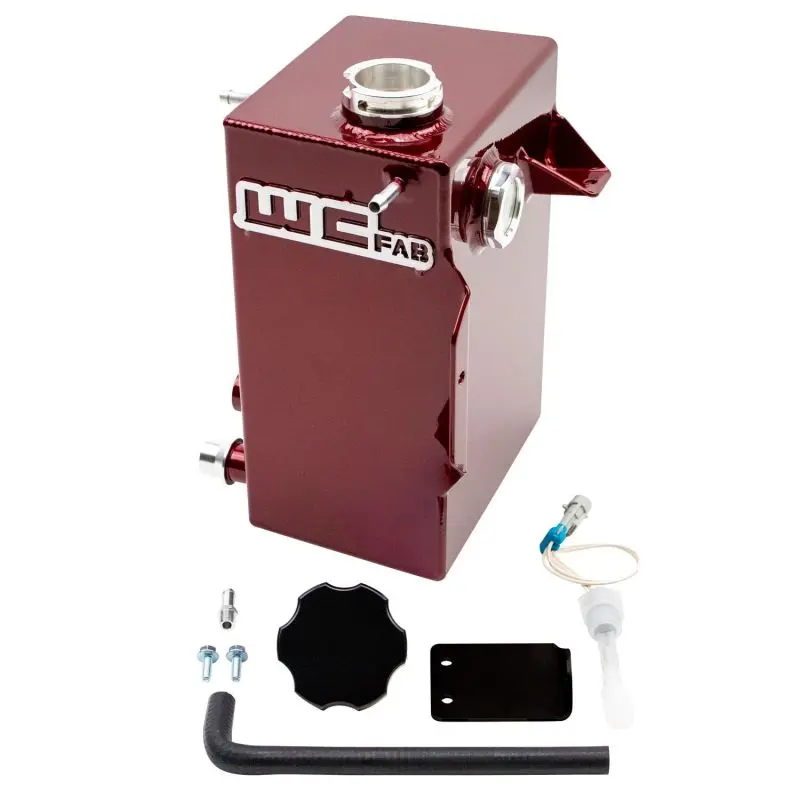 Wehrli 20-24 Chevrolet-Gmc 6.6L L5p Duramax Oem Placement Coolant Tank Kit - Candy Red 2
