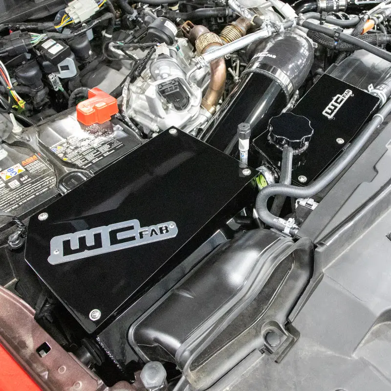 Wehrli 20-24 Ford 6.7L Powerstroke 4In. Intake Kit - Brizzle Blue 2