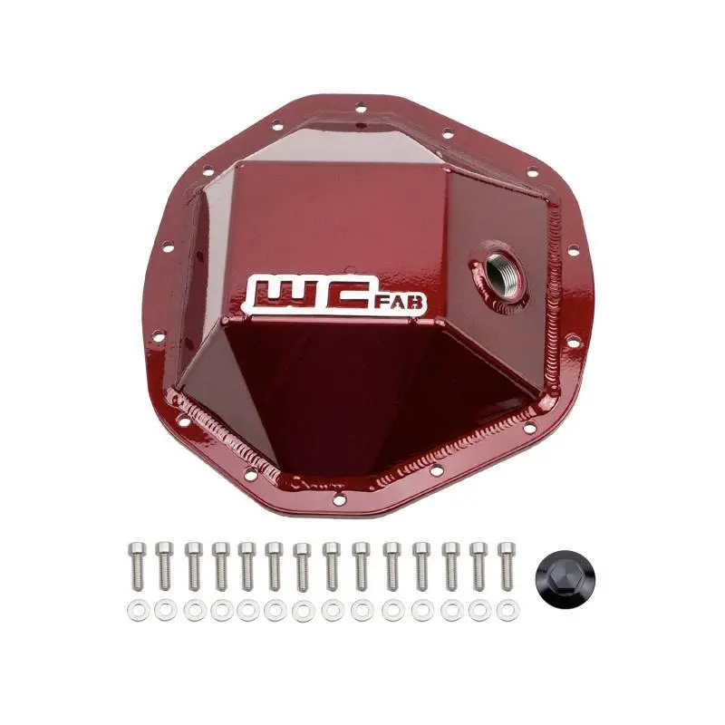 Wehrli 20-24 Gm Duramax - 19-23 Ram Hd Rear Differential Cover - Red 1