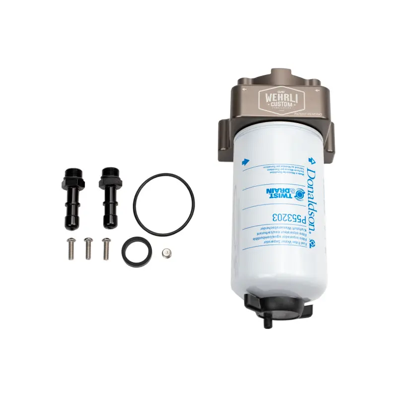 Wehrli 20-24 L5p Duramax Short Bed Fuel Filter Housing Kit 1