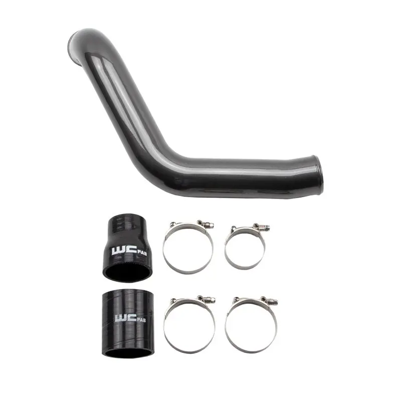 Wehrli 2004.5-05 Duramax Lly P/S 3In. Intercooler Pipe - Candy Teal 1