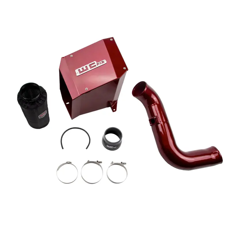 Wehrli 2004.5-2005 Lly Duramax 4In Intake Kit With Air Box - Red 1