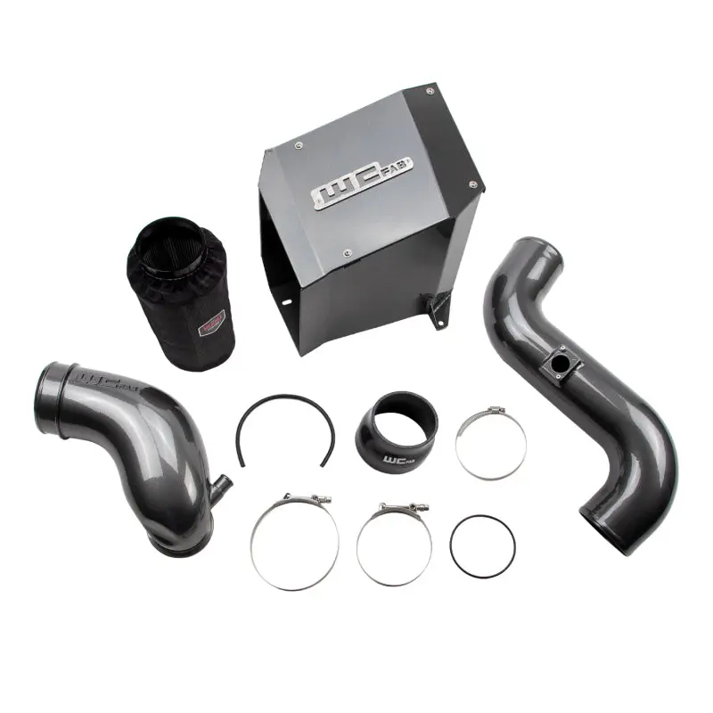 Wehrli 2006-2007 Lbz Duramax 4In Intake Kit With Air Box Stage 2 Wcfab- Grey 1