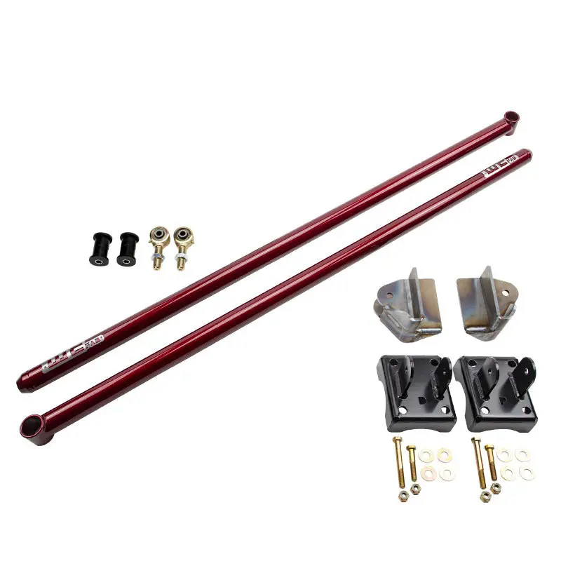 Wehrli 2011-2022 Ford Power Stroke Sclb & Cclb 68In Traction Bar Kit Wcfab Red 1