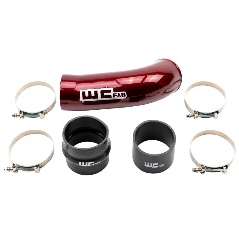 Wehrli 2020-2024 Chevrolet 6.6L L5p Duramax 4In Intake Pipe (Use W/Oem Air Box) - Wcfab Red 1