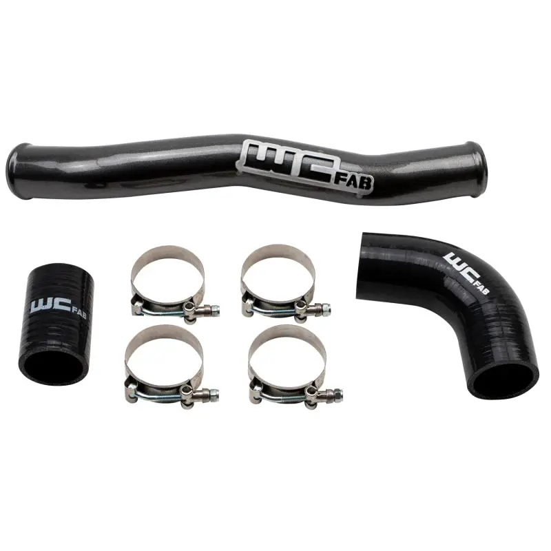 Wehrli 2020-2024 Chevrolet 6.6L L5p Duramax Upper Coolant Pipe - Gloss Black 1