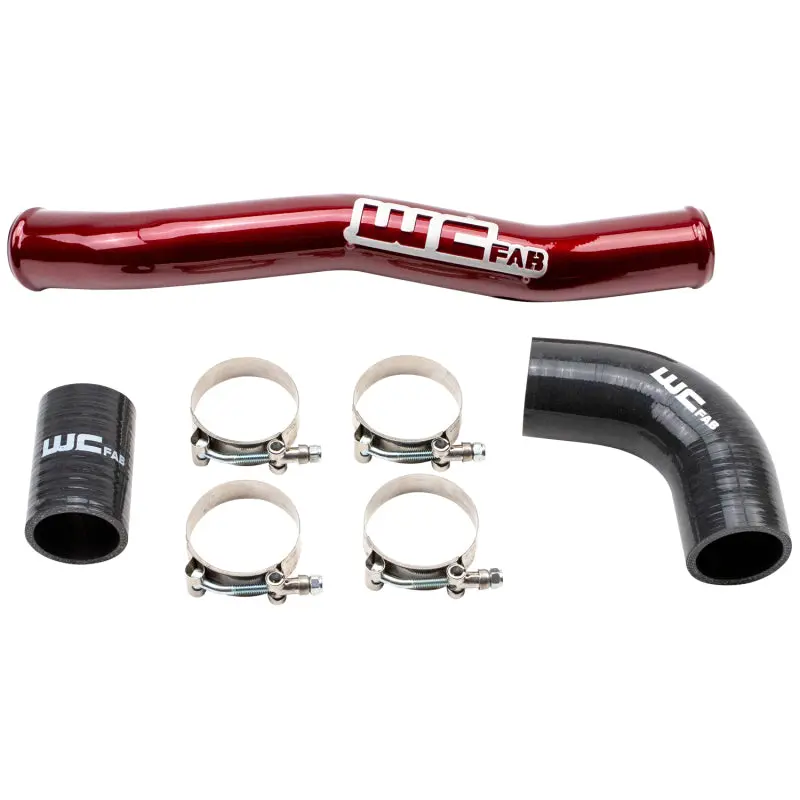 Wehrli 2020-2024 Chevrolet 6.6L L5p Duramax Upper Coolant Pipe - Wcfab Red 1