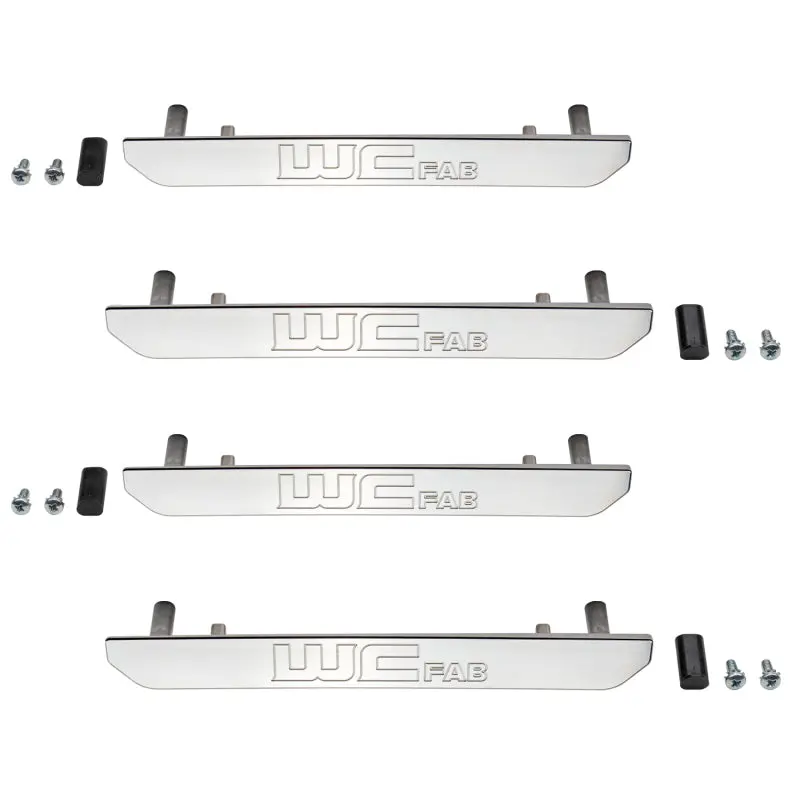 Wehrli 2020+ Gmc 2500/3500Hd Fender Flare Marker Light Delete Kit W/Logo - Raw Finish 1
