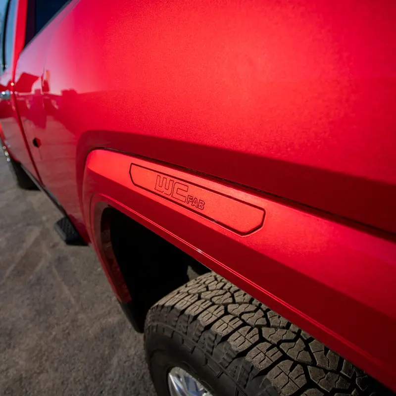 Wehrli 2020+ Gmc 2500/3500Hd Fender Flare Marker Light Delete Kit W/O Logo - Raw Finish 2