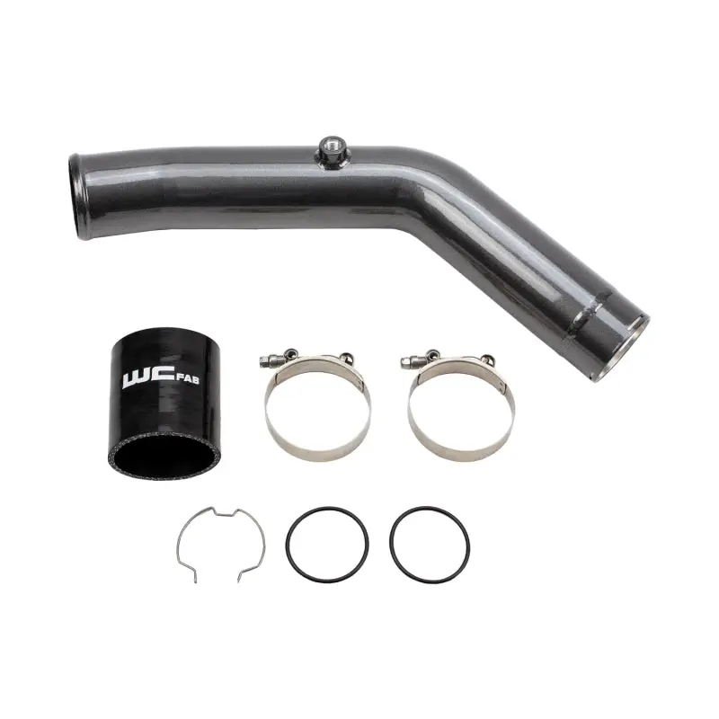 Wehrli 23-24 Ford 6.7L Ho Power Stroke 3In Hot Side Intercooler Pipe - Brizzle Blue 1