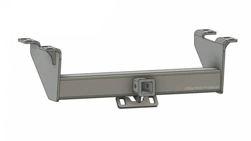 Wehrli Big Hitch Products 99-16 Ford Short/Long Bed 2 In. Receiver Hitch - Below Roll Pan 1