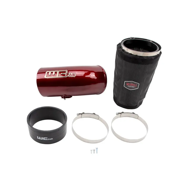 Wehrli Cummins 2Nd Gen Swap 5 In. Intake Kit - Gloss White 1