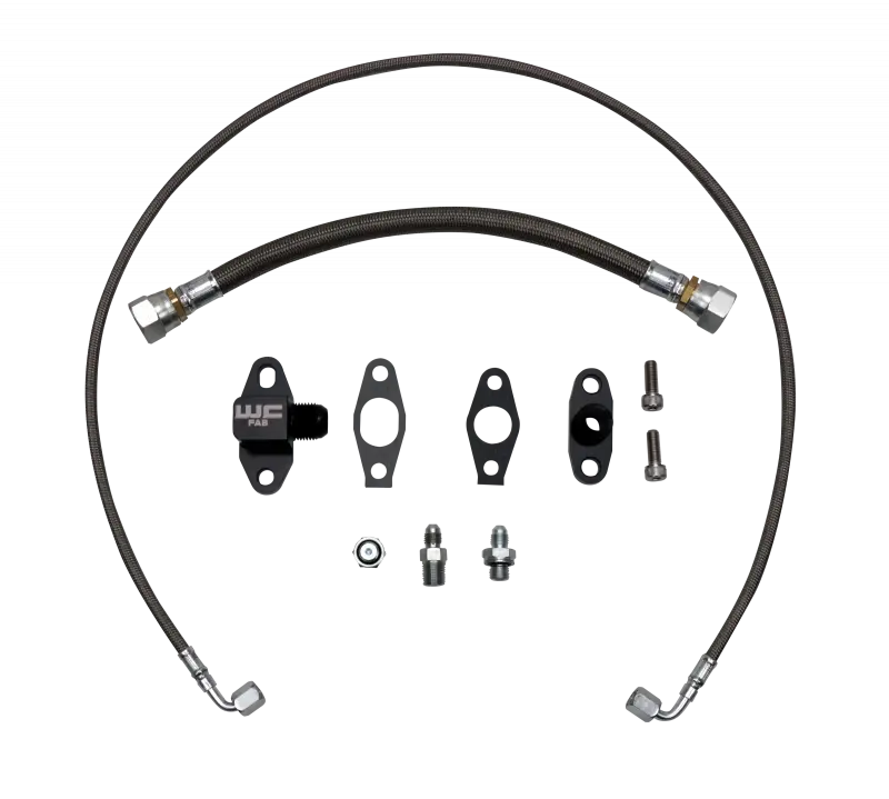 Wehrli Lb7/Lly/Lbz/Lmm/Lml Duramax S400 Single Turbo Oil Line Kit 2