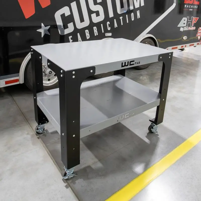 Wehrli Modular Steel Work Bench Top/Shelf Kit, 32In. X 48In. X .120In. Thick, Both Grey 1