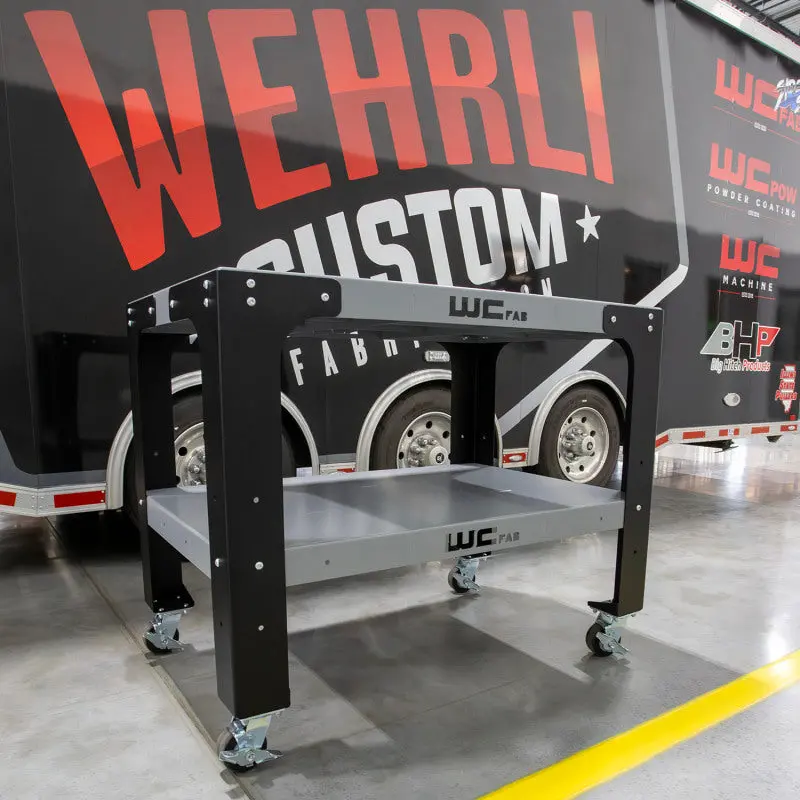 Wehrli Modular Steel Work Bench Top/Shelf Kit, 32In. X 48In. X .120In. Thick, Both Grey 2