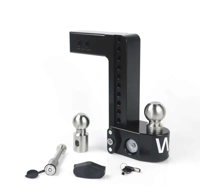 Weigh Safe 10In Drop Hitch W/Built-In Scale & 2.5In Shank (8K/18.5K Gtwr) W/Ws05 - Black Cerakote 1