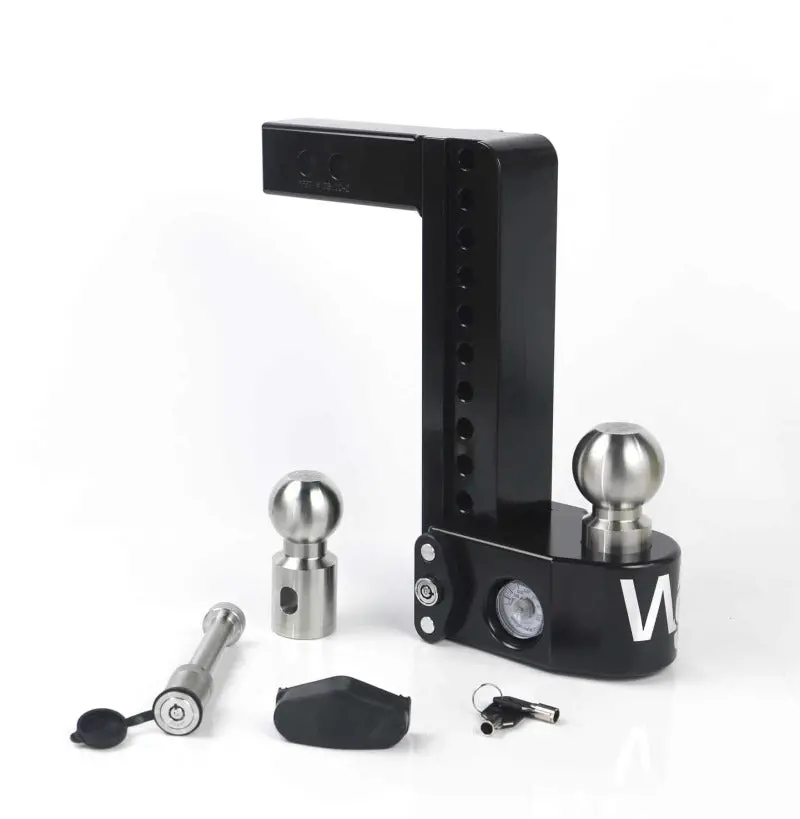 Weigh Safe 10In Drop Hitch W/Built-In Scale & 2In Shank (8K/12.5K Gtwr) W/Ws05 - Black Cerakote 1