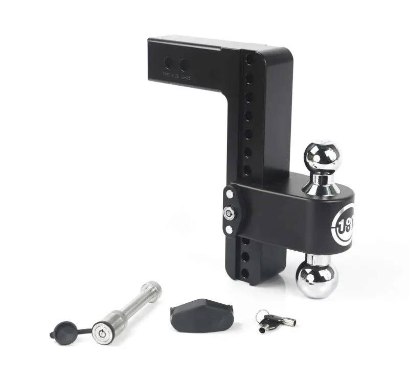 Weigh Safe 180 Hitch 10In Drop Hitch & 2.5In Shank (10K/18.5K Gtwr) W/Ws05 - Black Cerakote 1