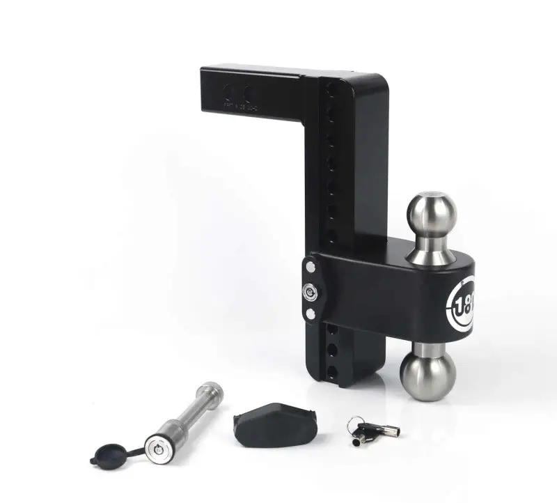Weigh Safe 180 Hitch 10In Drop Hitch & 2In Shank (10K/12.5K Gtwr) W/Ws05 - Black Cerakote 1