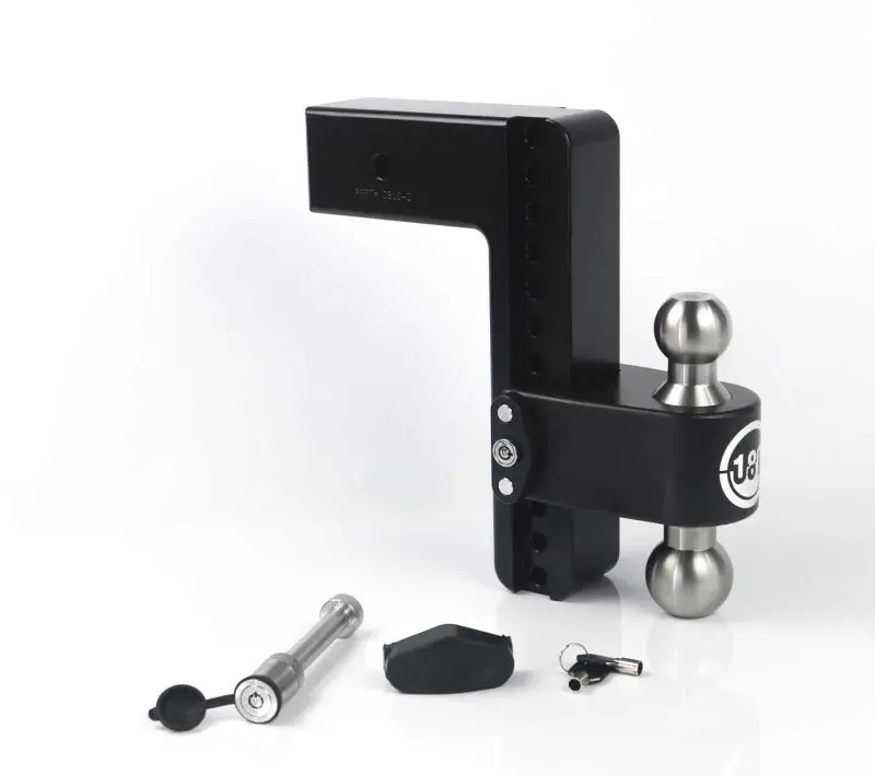 Weigh Safe 180 Hitch 10In Drop Hitch & 3In Shank (10K/21K Gtwr) W/Ws05 - Black Cerakote 1