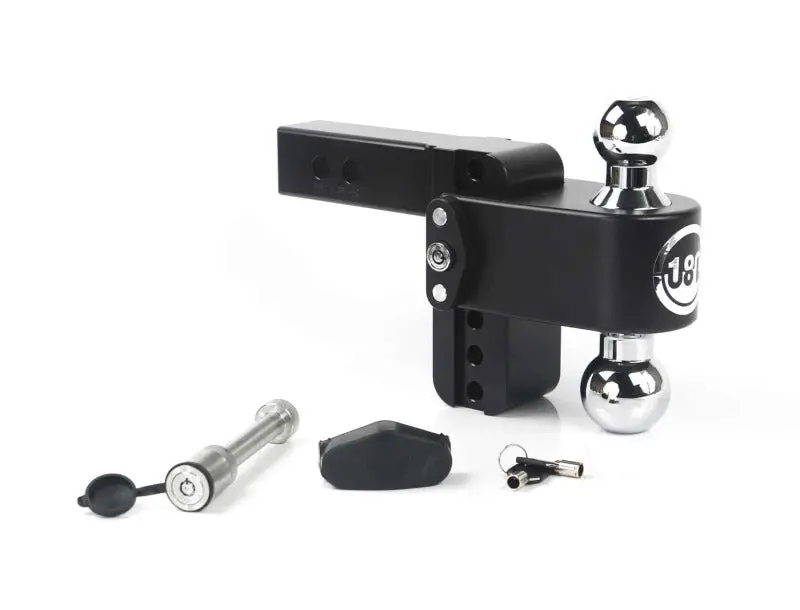 Weigh Safe 180 Hitch 4In Drop Hitch & 2In Shank (10K/12.5K Gtwr) W/Ws05 - Black Cerakote 1