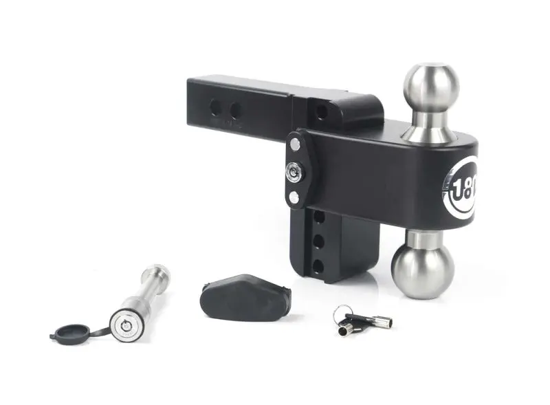 Weigh Safe 180 Hitch 4In Drop Hitch & 2In Shank (10K/12.5K Gtwr) W/Ws05 - Black Cerakote 1