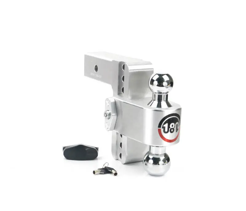 Weigh Safe 180 Hitch 6In Drop Hitch & 2.5In Shank (10K/18.5K Gtwr) - Aluminum 1