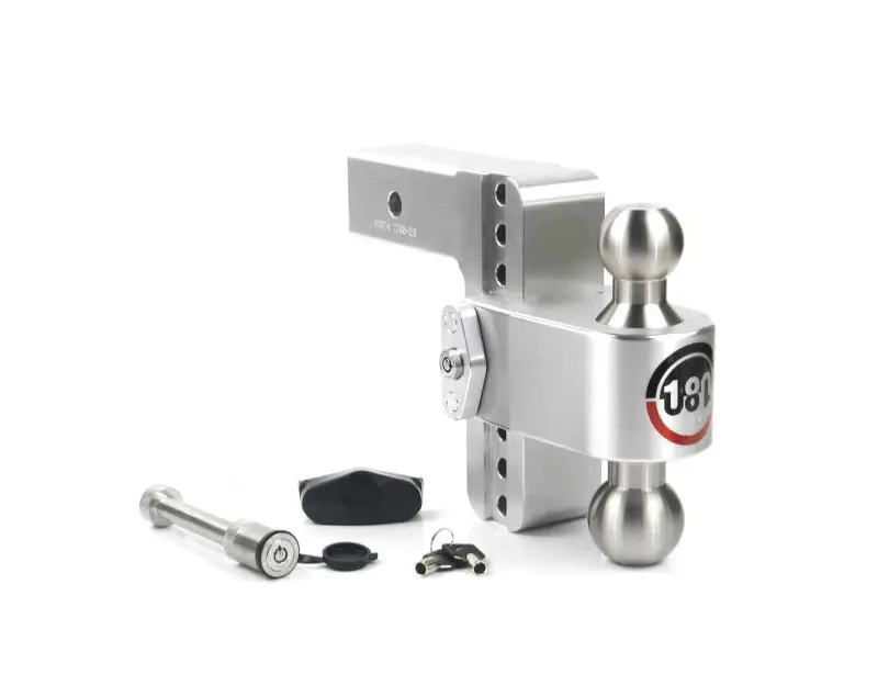 Weigh Safe 180 Hitch 6In Drop Hitch & 2.5In Shank (10K/18.5K Gtwr) W/Ws05 - Aluminum 1