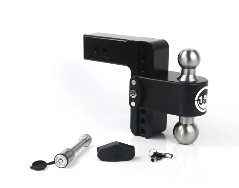 Weigh Safe 180 Hitch 6In Drop Hitch & 2.5In Shank (10K/18.5K Gtwr) W/Ws05 - Black Cerakote 1