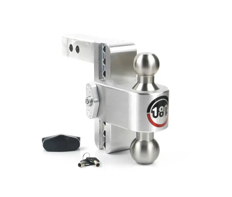 Weigh Safe 180 Hitch 6In Drop Hitch & 2In Shank (10K/12.5K Gtwr) - Aluminum 1
