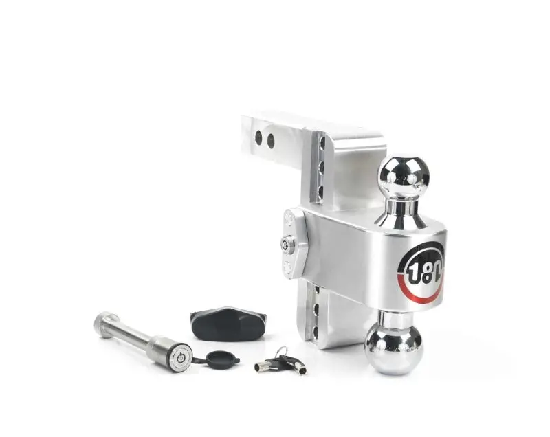 Weigh Safe 180 Hitch 6In Drop Hitch & 2In Shank (10K/12.5K Gtwr) W/Ws05 - Aluminum 1
