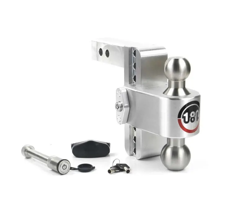 Weigh Safe 180 Hitch 6In Drop Hitch & 2In Shank (10K/12.5K Gtwr) W/Ws05 - Aluminum 1