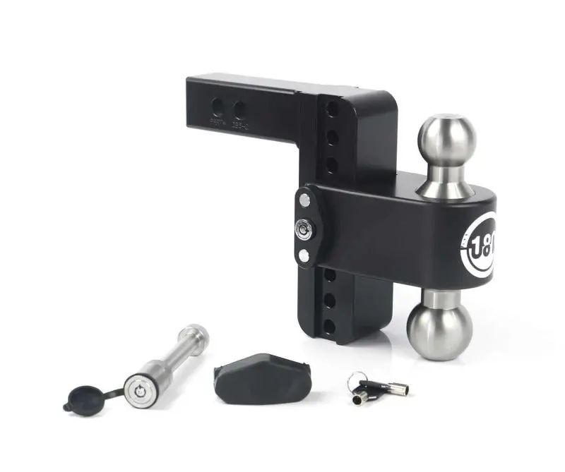 Weigh Safe 180 Hitch 6In Drop Hitch & 2In Shank (10K/12.5K Gtwr) W/Ws05 - Black Cerakote 1