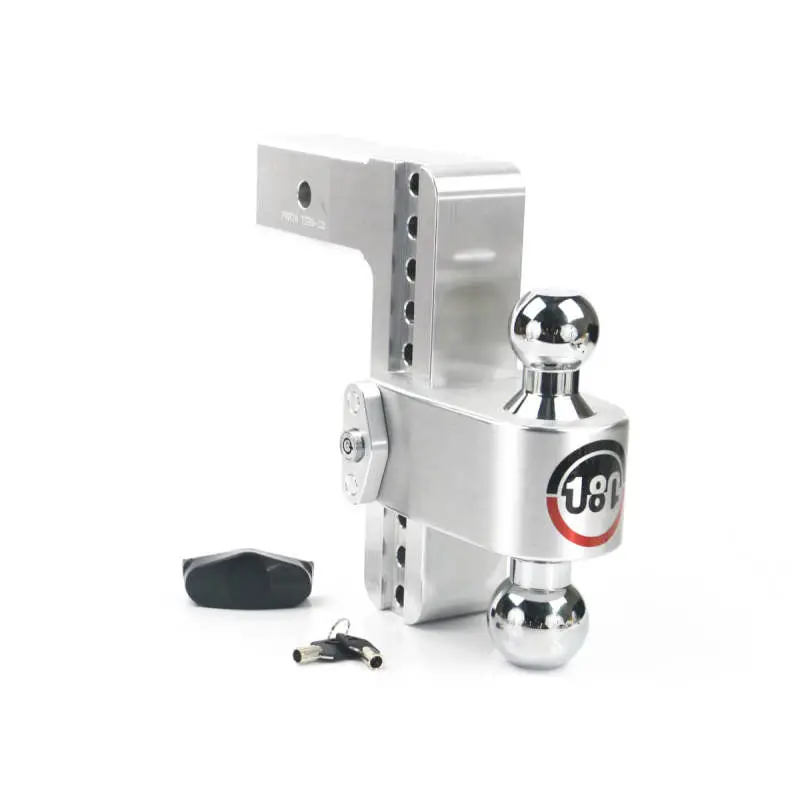 Weigh Safe 180 Hitch 8In Drop Hitch & 2.5In Shank (10K/18.5K Gtwr) - Aluminum 1