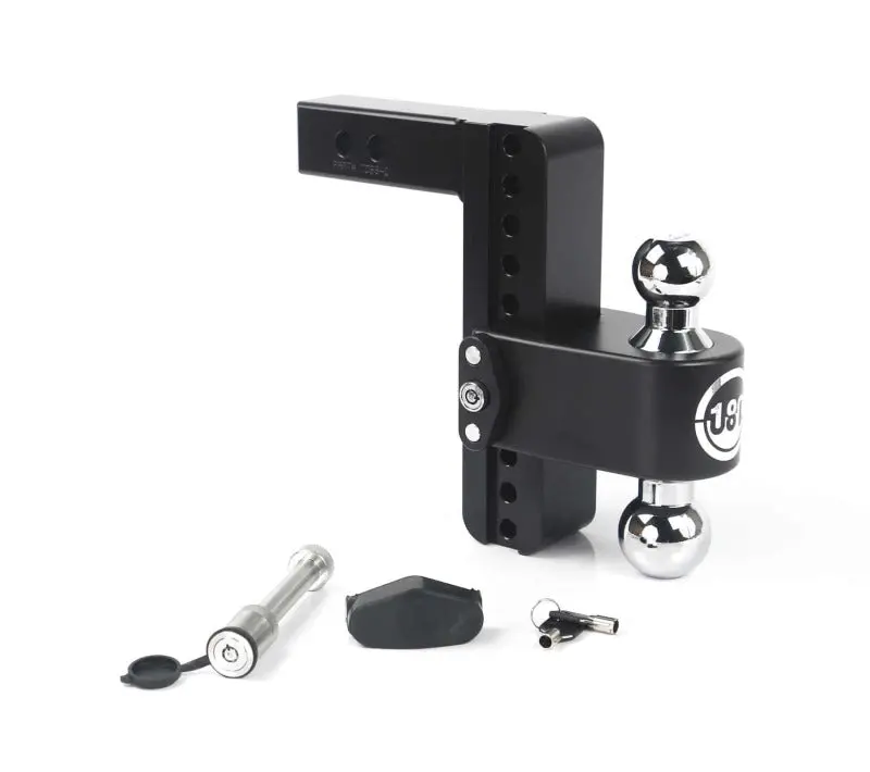 Weigh Safe 180 Hitch 8In Drop Hitch & 2In Shank (10K/12.5K Gtwr) W/Ws05 - Black Cerakote 1