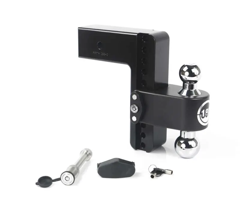 Weigh Safe 180 Hitch 8In Drop Hitch & 3In Shank (10K/21K Gtwr) W/Ws05 - Black Cerakote 1