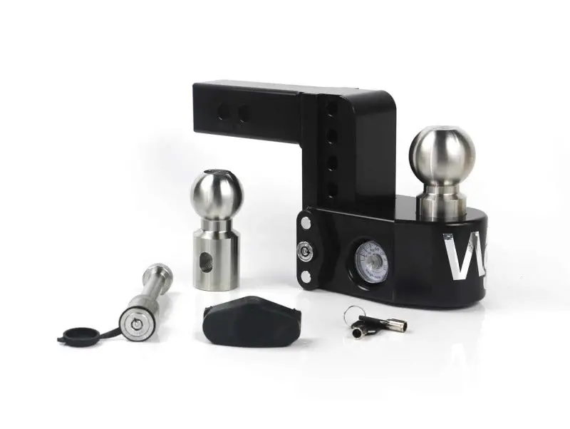 Weigh Safe 4In Drop Hitch W/Built-In Scale & 2In Shank (8K/12.5K Gtwr) W/Ws05 - Black Cerakote 1