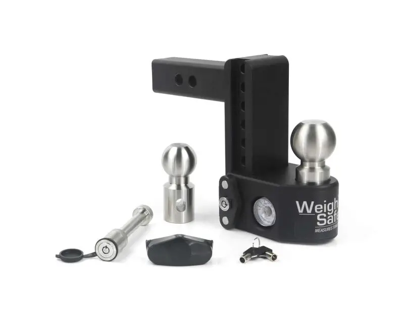 Weigh Safe 6In Drop Hitch W/Built-In Scale & 2In Shank (10K/15K Gtwr) W/Ws05 - Steel 1