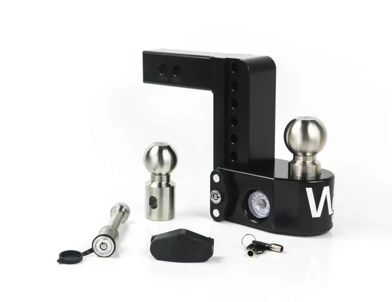 Weigh Safe 6In Drop Hitch W/Built-In Scale & 2In Shank (8K/12.5K Gtwr) W/Ws05 - Black Cerakote 1