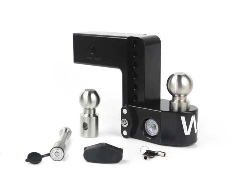 Weigh Safe 6In Drop Hitch W/Built-In Scale & 3In Shank (8K/21K Gtwr) W/Ws05 - Black Cerakote 1