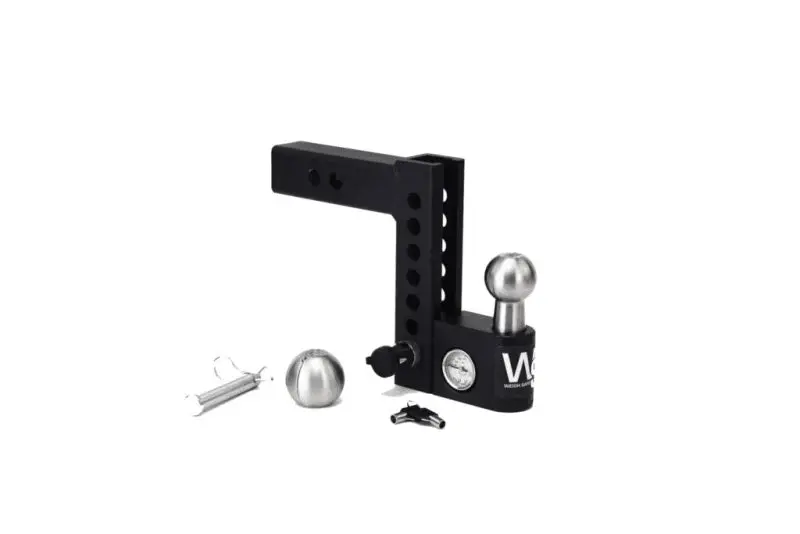 Weigh Safe Aero Hitch 8In Drop Hitch & 2In Shank (10K/12.5K Gtwr) - Steel 1