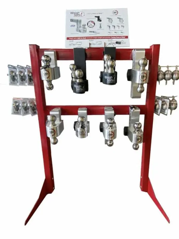 Weigh Safe Large Pop Display Stand - Red 1
