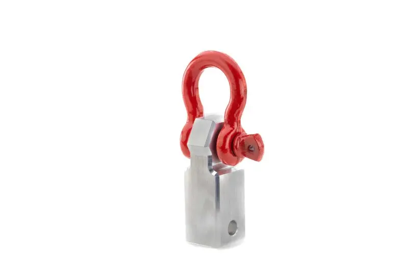 Weigh Safe Towing Recovery - Red Hard Shackle Hitch W/Aluminum Body 1