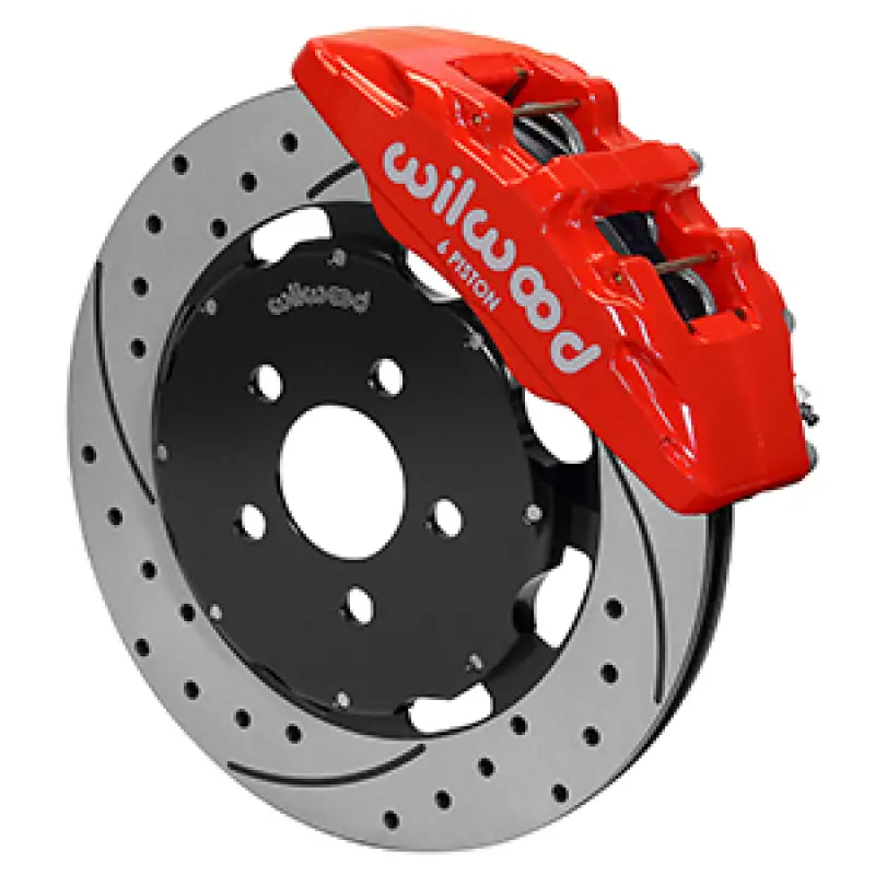 Wilwood 03-05 Dodge Neon Srt-4 Forged Dynapro 6 Big Brake Front Brake Kit 12.19 - Red 1
