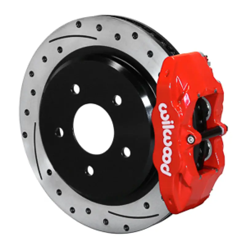 Wilwood 05-13 Chevy Corvette C6 Base Dpc56 Rear Brake Kit - Red 1