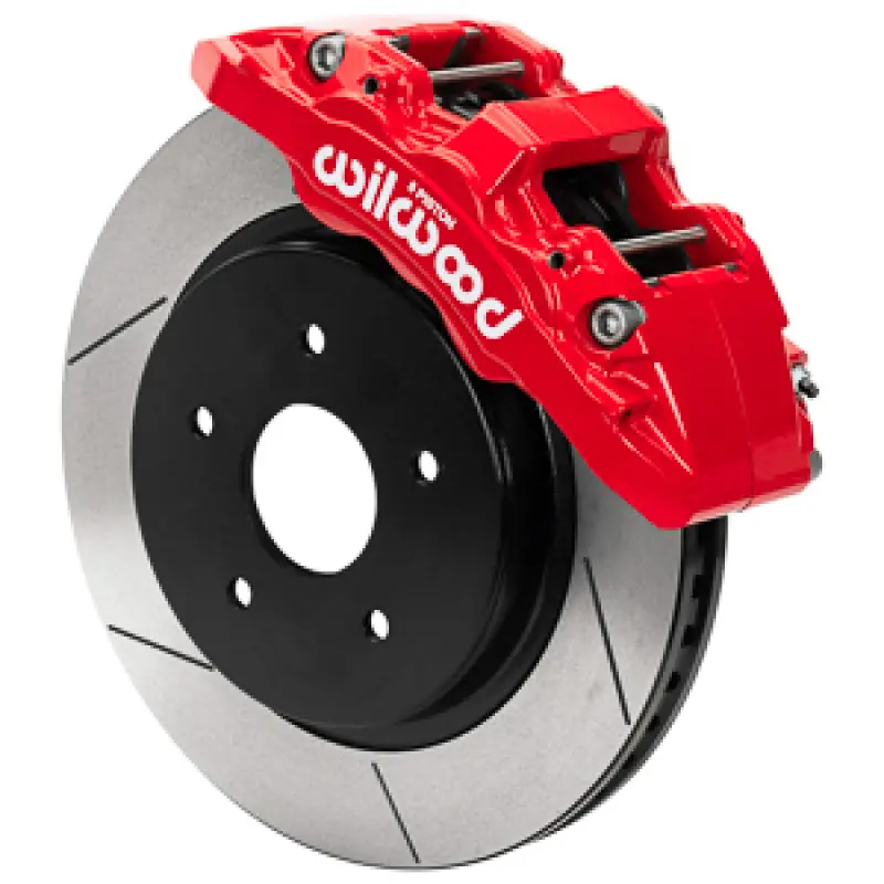 Wilwood 13-18 Dodge Ram 1500 Aero6 Dm Front Brake Kit W/ Lines - Red 1