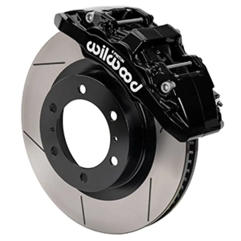 Wilwood 15-21 Toyota 4Runner Aero6-Dm Black Front Brake Kit - Slotted 1