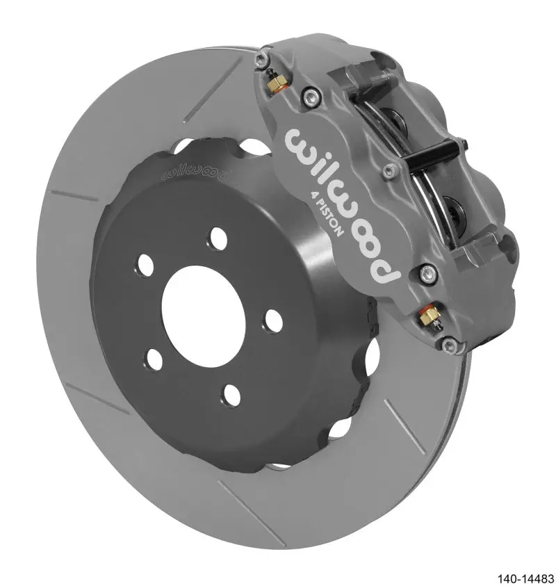 Wilwood 15-23 Ford Mustang Forged Superlite 4R Rear Big Brake Kit 14.00In Rotor (Anodized) 1